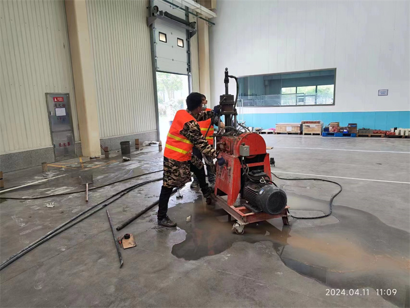 武汉厂房地面下沉塌陷注浆加固施工